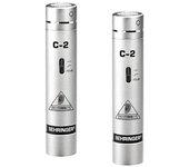 BEHRINGER C2 PAR SELECCIONADO MICRÓFONOS DE CONDENSADOR HERRAMIENTAS DE VOZ + BARRA ESTÉREO CON PINZAS BEHC2 Micrófonos de estudio