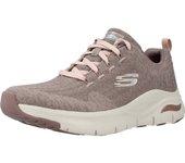 Zapatillas SKECHERS Textil Mujer (40 - Marrón)