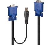 2m combined kvm & usb cable