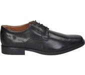 Zapatos Clarks Tilden Plain Black Leather