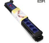 BLOCO 8 TOMADAS COM PROTETOR + INTERRUPTOR 3m EDM