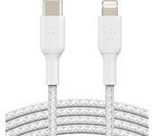 Belkin BRAIDED C-LTG 2M  WHT