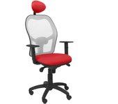 Silla de Oficina con Cabecero Jorquera P&C ALI350C Rojo