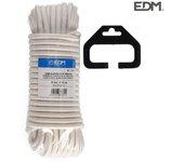 Madeja de cable EDM Goma Blanco 15 m