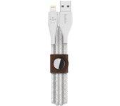 Belkin DuraTek Cable con Cinta Lightning a USB-A 1.2m Blanco