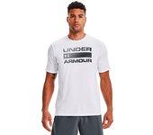 Camiseta under armour team issue wordmark blanco