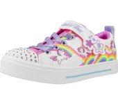 LONAS SKECHERS 314809L-WMLT NIÑA BLANCO