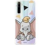 Funda para Realme 6 Oficial de Disney Dumbo Silueta Transparente - Dumbo