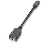 Cable AISENS USB(A)H A USB-C M 3.1 Negro