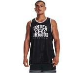 Camiseta de baloncesto under amour baseline reversible jsy blk ho