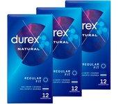 Durex - Condones para hombre Durex. Pack de 36 Preservativos para sexo seguro. Natural, Sensitivo Suave, Invisible, Contacto Total, Real Feel, Mutual Climax, Placer Prolongado, Dame Placer, Saboreame, Intense, Natural XL y Invisible Extra Lubricado