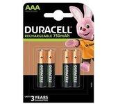 Pila duracell recargable hr03 750 mah blíster (4 unidades)