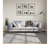 Shaggy PAMPLONA Alfombra larga Shaggy Modern Grey 200x200 cm