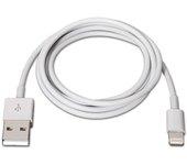 aisens cable de 1m usb a lightning blanco