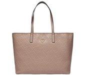 Mujer Guess Shopper Power Play 4G Cuero en relieve Rosewood Logo