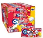 Chicles Orbit refresher gragea fresa y limón handypack 16 unidades