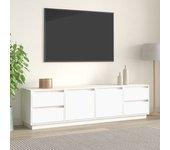 Mueble De Tv VIDAXL Blanco Madera (176x37x47.5 cm)