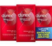 Durex - Condones para hombre Durex. Pack de 36 Preservativos para sexo seguro. Natural, Sensitivo Suave, Invisible, Contacto Total, Real Feel, Mutual Climax, Placer Prolongado, Dame Placer, Saboreame, Intense, Natural XL y Invisible Extra Lubricado