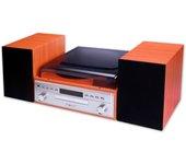 Nevir NVR-808VBUCS Tocadiscos con Radio FM / CD / USB / Altavoces de Madera