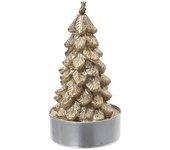 Vela Lifetime Dorado Árbol de Navidad 9,2 x 9,2 cm