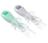 Babyono Set 2 cucharas de silicona de seguridad Babyono