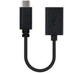 Cable USB 2.0 A/H A USB-C OTG 0,15cm