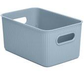 TATAY Caja Organizadora Rectangular Baobab 5L Plástico Pp05. Azul niebla