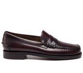 Mocasín Sebago Classic Dan de Piel Burdeos 7000300-Marrón Burgundy