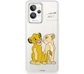 Funda para Realme GT 2 Pro Oficial de Disney Simba y Nala Silueta - El Rey León