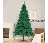 Árbol de Navidad Artificial. Árbol artificial navideño Economico, Árbol de Hoja PET, Árbol verde Navidad,  60cm 90cm 120cm 150cm 180cm 210cm Arbol barato Decoración Hogar, Jardin, Centro Comercial, Restaurante