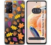 Funda Silicona Transparente Xiaomi Redmi Note 12 Pro 4G Otoño