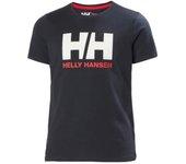 Camiseta Jr Logo Navy Helly Hansen