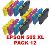 5 TINTAS compatibles para Epson 502XL 502 XP-5100 XP-5105 XP-5115 WF-2800 WF-2860 WF-2865