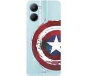 Funda para Realme C33 Oficial de Marvel Capitán América Escudo Transparente - Marvel