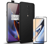 Kit Carcasa y Protector de Cristal 5D OnePlus 7 Pro SlimShield Negro