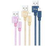 Cable Lightning Usb Dorado NANOCABLE Azul