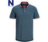 Jjepaulos Polo Ss Noos Azul Acero