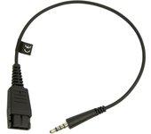 Cable Telefónico JABRA QD/3.5mm (Negro)