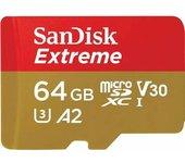 Tarjeta Micro SD SanDisk Extreme 64 GB