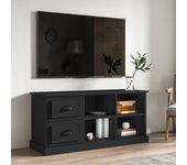 Soporte para TV negro 102x35,5x47,5 cm madera multicapa