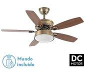 Akunadecor - Ventilador De Techo Metal Dorado Braw