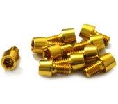 TORNILLOS ALU7075T6 M6X10 10UNI ORO