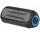 Altavoz bluetooth s1000 20w bt/fm/aux luces negro