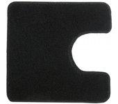 Kleine Wolke - Kleine Wolke Alfombra de baño para inodoro Relax negro 55x55 cm