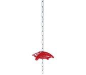 KERBL Disco para Morder para Cerditos Lechones, Cadena 75 cm, ø180 mm