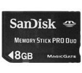 Cartão de Memoria PRO DUO 8GB SANDISK ORIGINAL