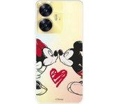 Funda para Realme C55 Oficial de Disney Mickey y Minnie Beso - Clásicos Disney