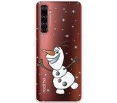 Funda para Realme X50 Pro Oficial de Disney Olaf Transparente - Frozen