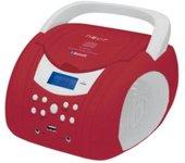 RADIO CD NEVIR NVR483UB BLUETOOTH ROJO BLANCO