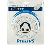 Cable Antena M/M 15M + Adaptador PHILIPS V2209